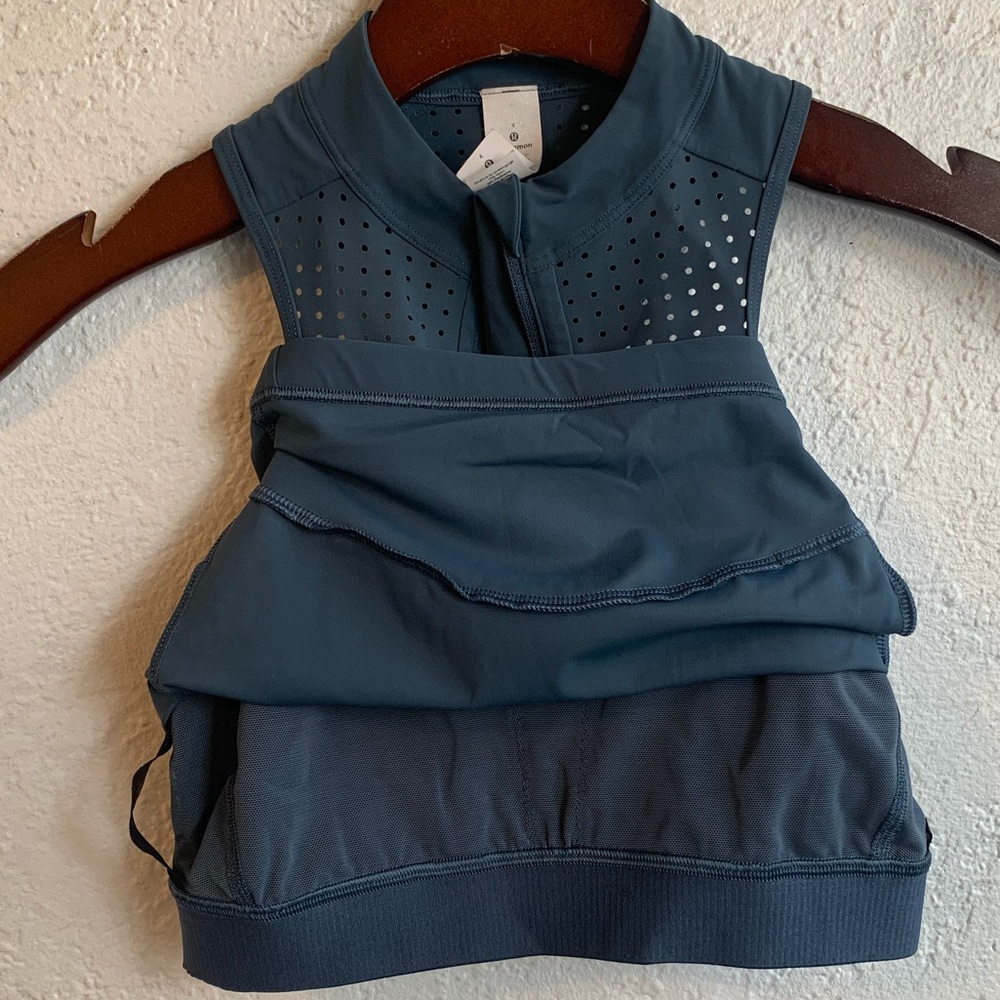 LULULEMON 4 sports bra teal - Picture 3 of 5